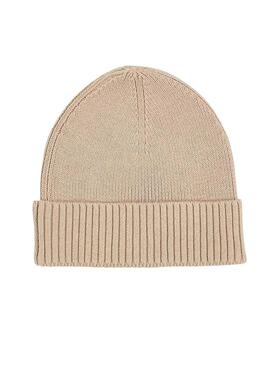 Gorro Tommy Hilfiger Flag beige para hombre