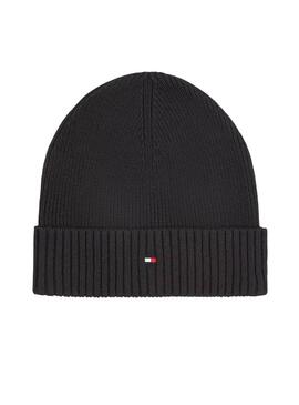 Gorro Tommy Hilfiger Flag negro para hombre