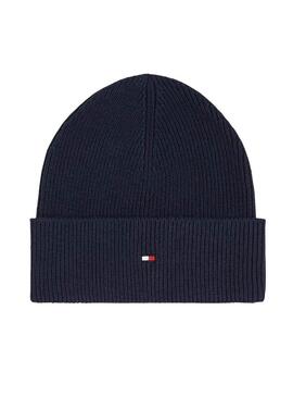 Gorro Tommy Hilfiger Flag azul marino para mujer