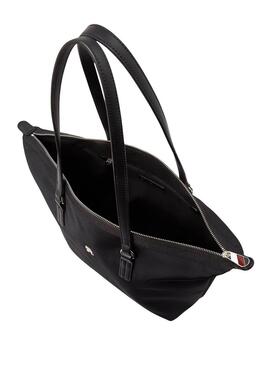 Bolso Tommy Hilfiger Poppy Tote negro para mujer