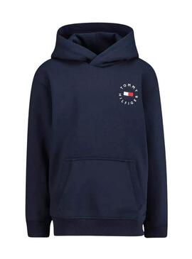 Sudadera Tommy Hilfiger Roundall azul marino para hombre