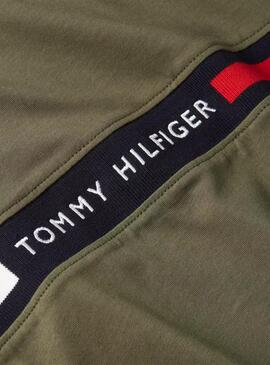 Camiseta Tommy Hilfiger Chest Insert verde para hombre