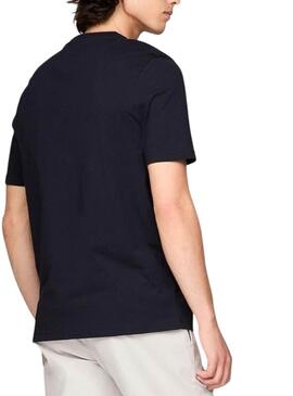 Camiseta Tommy Hilfiger Big Logo negro para hombre