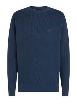 Jersey Tommy Hilfiger Structure azul para hombre