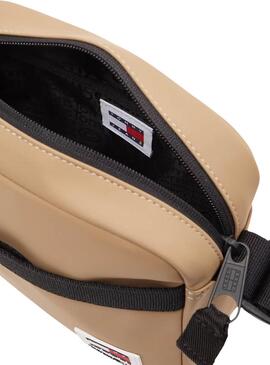 Bolso Tommy Jeans Daily Reporter camel para hombre