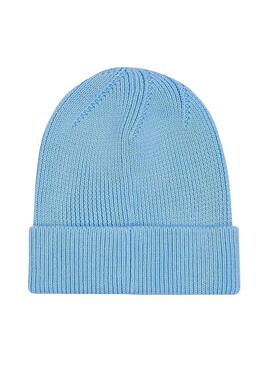 Gorro Tommy Jeans Elongated azul