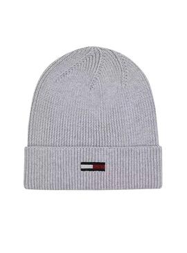 Gorro Tommy Jeans Elongated gris