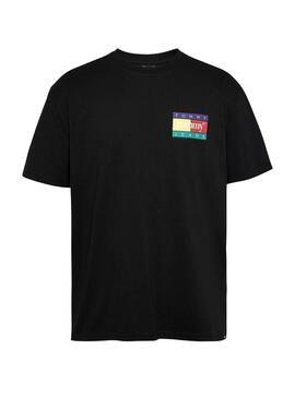 Camiseta Tommy Jeans Pop color negro para hombre