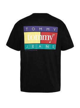 Camiseta Tommy Jeans Pop color negro para hombre