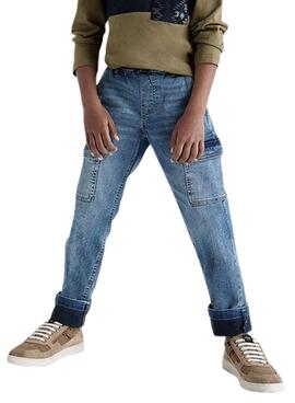 Pantalón Mayoral Cargo Denim para niño