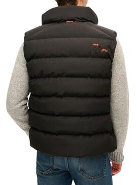 Chaleco Superdry Sports Puffer negro para hombre