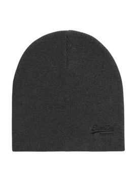 Gorro Superdry Essential Logo gris para hombre