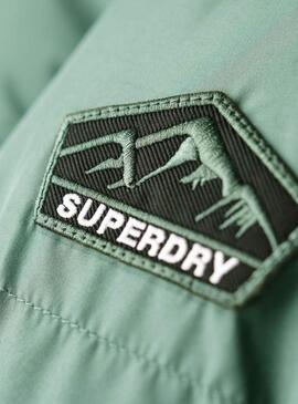 Cazadora Superdry acolchada verde para mujer