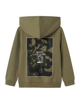 Sudadera Name It Obando Verde para niño