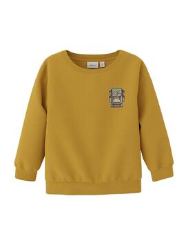 Sudadera Name It Naram Amarillo para niño