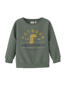 Sudadera Name It Naram Verde para niño