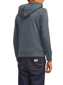 Sudadera Jack and Jones Colorblock Gris para niño