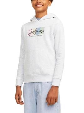 Sudadera Jack and Jones Colorblock Blanco niño