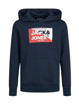 Sudadera Jack and Jones Nolan Hood Marino niño