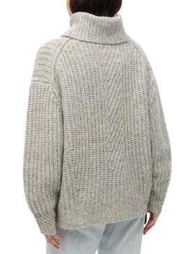 Jersey Superdry Slouch gris para mujer