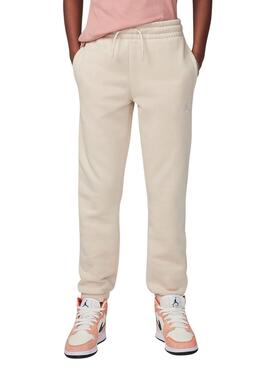 Pantalón Jordan Jogger Brooklyn beige para niña