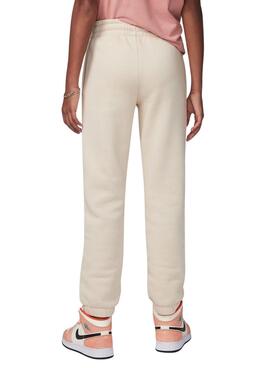 Pantalón Jordan Jogger Brooklyn beige para niña