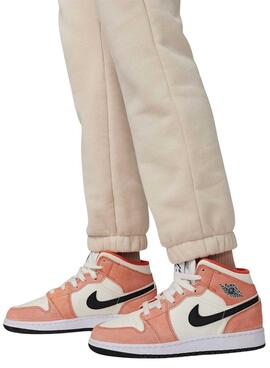 Pantalón Jordan Jogger Brooklyn beige para niña