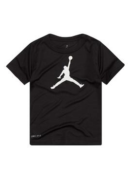 Camiseta Jordan Jumpman negro para niño