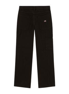 Pantalón Dickies Carpenter negro para niña y niño