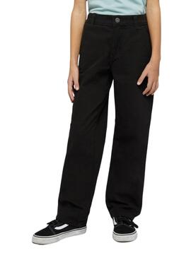 Pantalón Dickies Carpenter negro para niña y niño