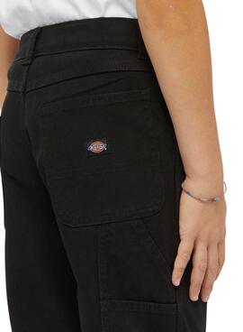 Pantalón Dickies Carpenter negro para niña y niño