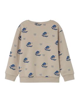 Sudadera Name It Otto Beige para kids