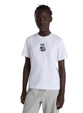 Camiseta Vans Panda blanco para niño