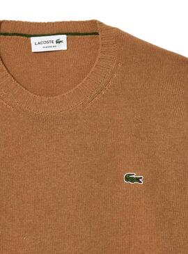 Jersey Lacoste Tricot camel para hombre