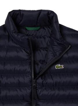 Chaleco Lacoste acolchado azul marino para hombre