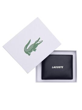 Billetera Lacoste Billfold negro para hombre