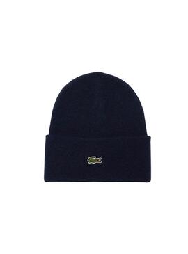 Gorro Lacoste Bonnet azul marino para hombre