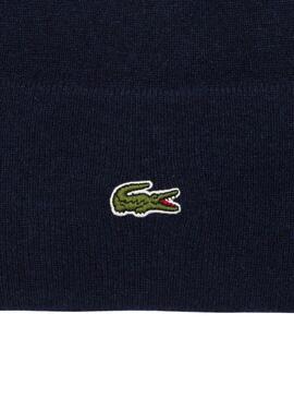 Gorro Lacoste Bonnet azul marino para hombre