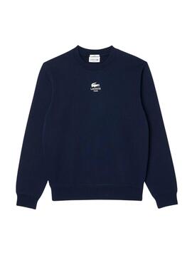 Sudadera Lacoste Paris azul marino para hombre y mujer