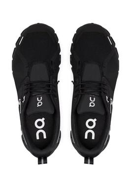 Zapatillas On Cloud 5 Waterproof negro para mujer