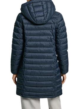 Cazadora acolchada Pepe Jeans Ammy Long azul marino para mujer