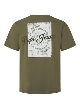 Camiseta Pepe Jeans Silvio verde para hombre