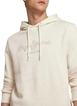 Sudadera Pepe Jeans Nouvel beige para hombre