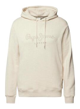 Sudadera Pepe Jeans Nouvel beige para hombre