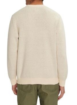 Jersey Pepe Jeans Cardin beige para hombre