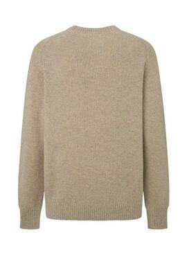 Jersey Pepe Jeans Cred beige para hombre