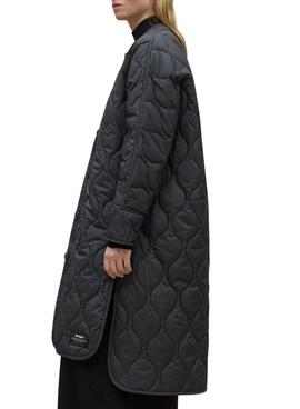 Parka Ecoalf Lezna negro para mujer