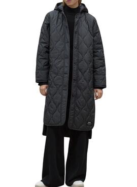 Parka Ecoalf Lezna negro para mujer