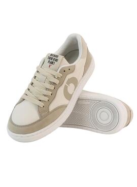 Zapatillas Ecoalf Deia beige para mujer