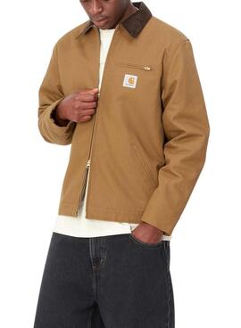 Cazadora Carhartt Detroit marrón para hombre